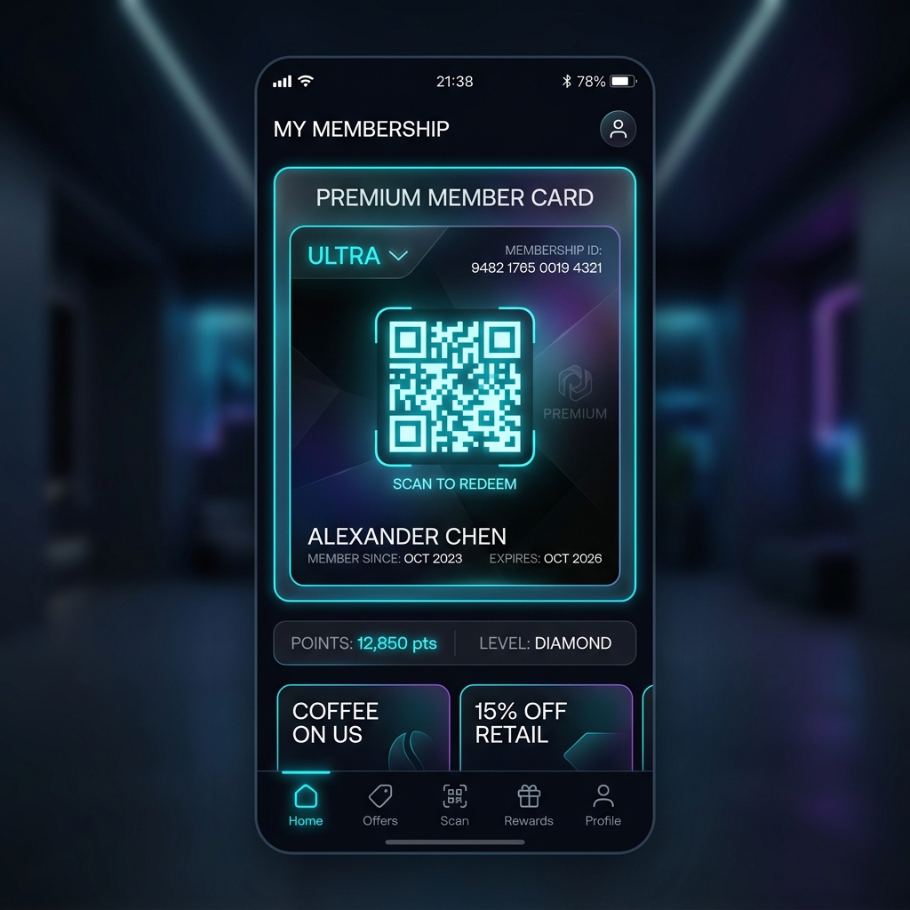 Digital Member Card